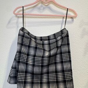 LF Monochrome Checkered Skirt